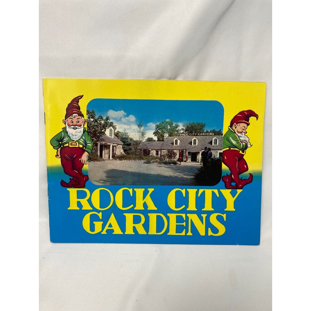 Vintage Rock City Gardens Souvenir Book Lookout Mountain 1953 Curt Teich